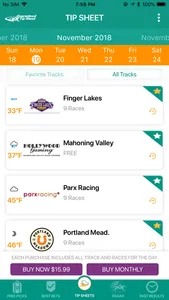 Horse Racing Tip Sheets screenshot 1