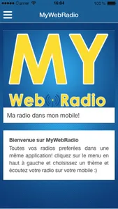 MyWebRadio screenshot 0