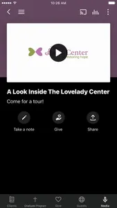 The Lovelady Center screenshot 2