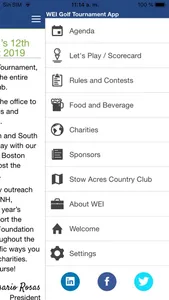 WEI Golf Tournament App screenshot 2