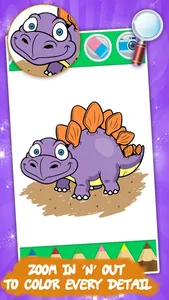 Best coloring book : Dinosaurs screenshot 0