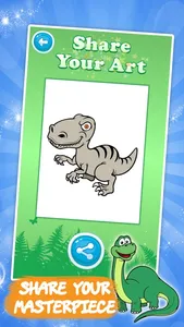 Best coloring book : Dinosaurs screenshot 3