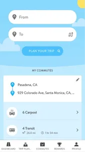 Commute Tracker by RideAmigos screenshot 1