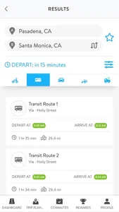 Commute Tracker by RideAmigos screenshot 2