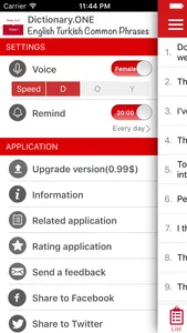 English - Turkish Common Phrases screenshot 1