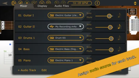 Mulody - Guitar Tab Player screenshot 1