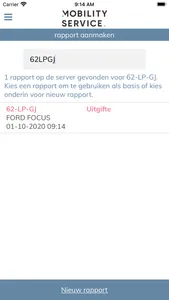 Mobility Service aflevering screenshot 0