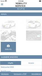 Mobility Service aflevering screenshot 1