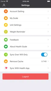 iTek Health Scale screenshot 3