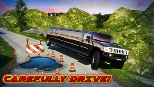 Offroad Hill Limo Driving 3D screenshot 2