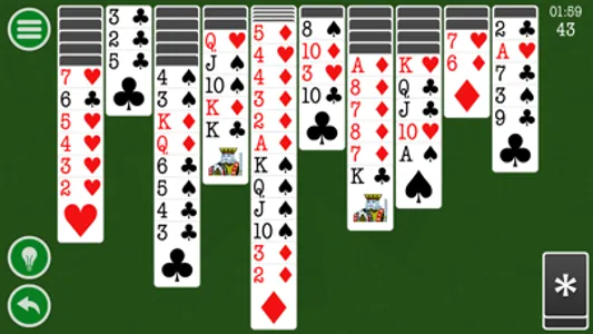 Spider Solitaire Classic Patience Game Free Edition by Kinetic Stars KS screenshot 1