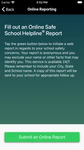 Safe School Helpline screenshot 2