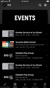 RVF Church App screenshot 1