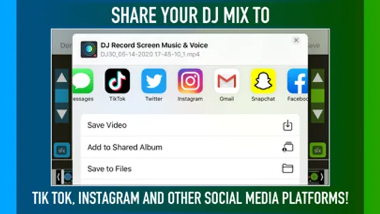 DJ Record Screen Music & Voice screenshot 2