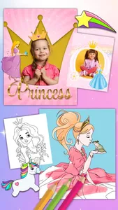 Fairy Princess Coloring Pages screenshot 0