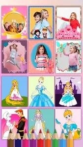 Fairy Princess Coloring Pages screenshot 1