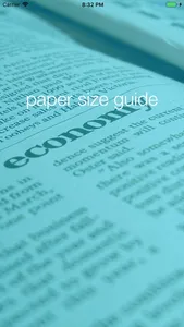 Paper Size Guide screenshot 0