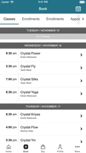 Crystal Yoga Studio screenshot 1