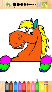 Magic Pony Girls Friendship Colorbook for Toddler screenshot 1
