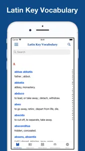 Latin Word List Collection screenshot 0