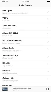 Greek Greece Radios & Music screenshot 1