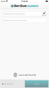 Unity Bank Business Mobile screenshot 1