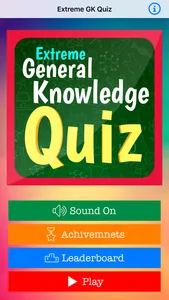 Extreme General Knowledge Quiz screenshot 0