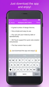 Notepad with Colors screenshot 2