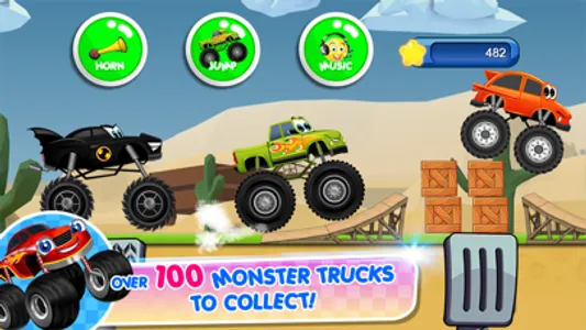 Monster Trucks Game for Kids 2 screenshot 1