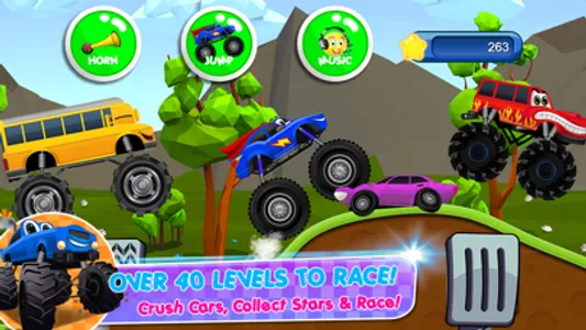 Monster Trucks Game for Kids 2 screenshot 3