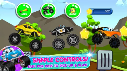 Monster Trucks Game for Kids 2 screenshot 4