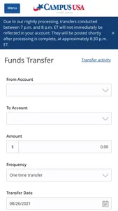 CAMPUS USA Credit Union screenshot 6