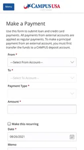 CAMPUS USA Credit Union screenshot 7