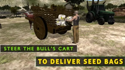 Bull Cart Farming Simulator – Bullock riding & racing simulation game screenshot 3