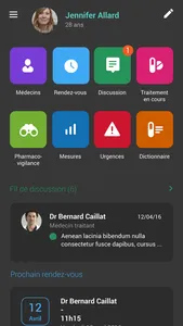 DrSante : appli patient screenshot 0