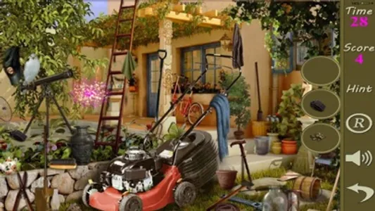 Hidden Objects Of A Neighbours Broken Lawn Mover screenshot 0