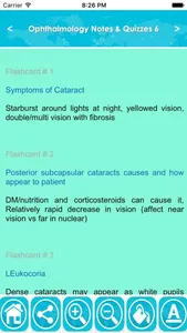 Ophthalmology Exam Review :Q&A screenshot 0