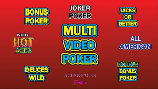 Multi Video Poker Casino screenshot 0