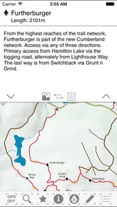 TrailMapps: Cumberland screenshot 5