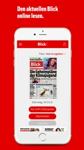Blick E-Paper screenshot 0