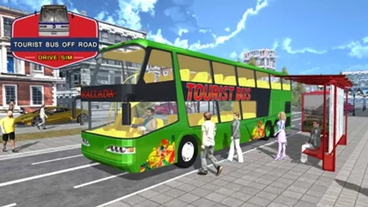 Tourist Bus Off Road Drive Sim screenshot 4