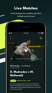 Tennis TV - Live Streaming screenshot 2