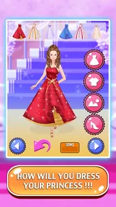 Princess Party - A little girl dress up and salon games for kids screenshot 2