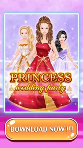 Princess Party - A little girl dress up and salon games for kids screenshot 4