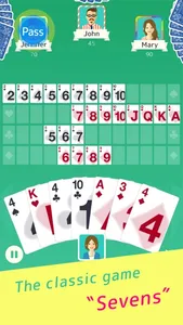 Sevens - Fun Classic Card Game screenshot 0