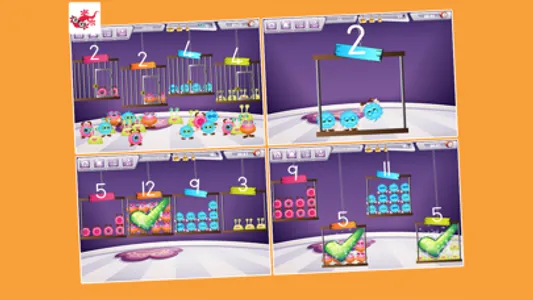 Friendly Math Monsters for Kindergarten screenshot 1