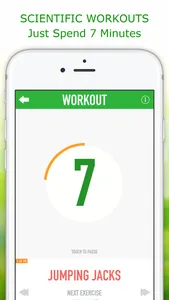 7 minutes workout schedule - Cardio for fat loss screenshot 1