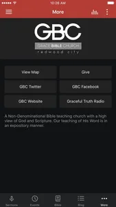 Grace Bible Church - CA screenshot 2