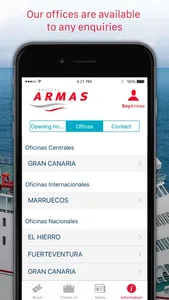 NAVIERA ARMAS: reserve tickets screenshot 4