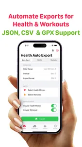 Health Auto Export - JSON+CSV screenshot 0